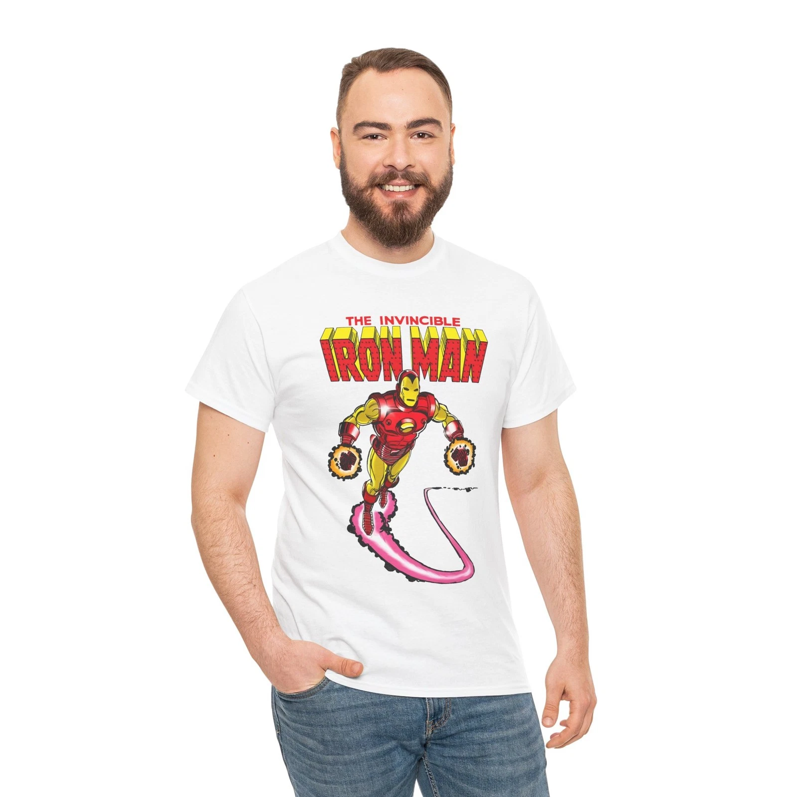 Iron Man T-Shirt - George Perez Art - Tony Stark - Marvel Comics - MCU
