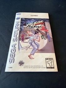Street Fighter Alpha: Warriors' Dreams - Sega Saturn NTSC US Game CIB & Reg Card