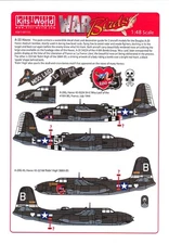 Kits World Decals 1/48 DOUGLAS A-20 HAVOC Miss Laid & Ridin' High