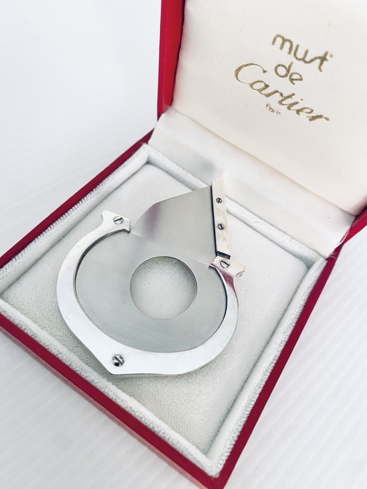must de Cartier, Cigar Cutter, Silver 925, in box