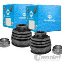 2X Metalcaucho Achsmanschetten Satz Getriebeseitig Passend FüR Fiat Brava Bravo