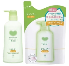 Cow brand Additive-free shampoo moist set 2 pieces assorted 32