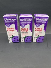 Children's Dimetapp Grape Cold  Cough Medicine 8 fl oz PK 3 EXP 11/25