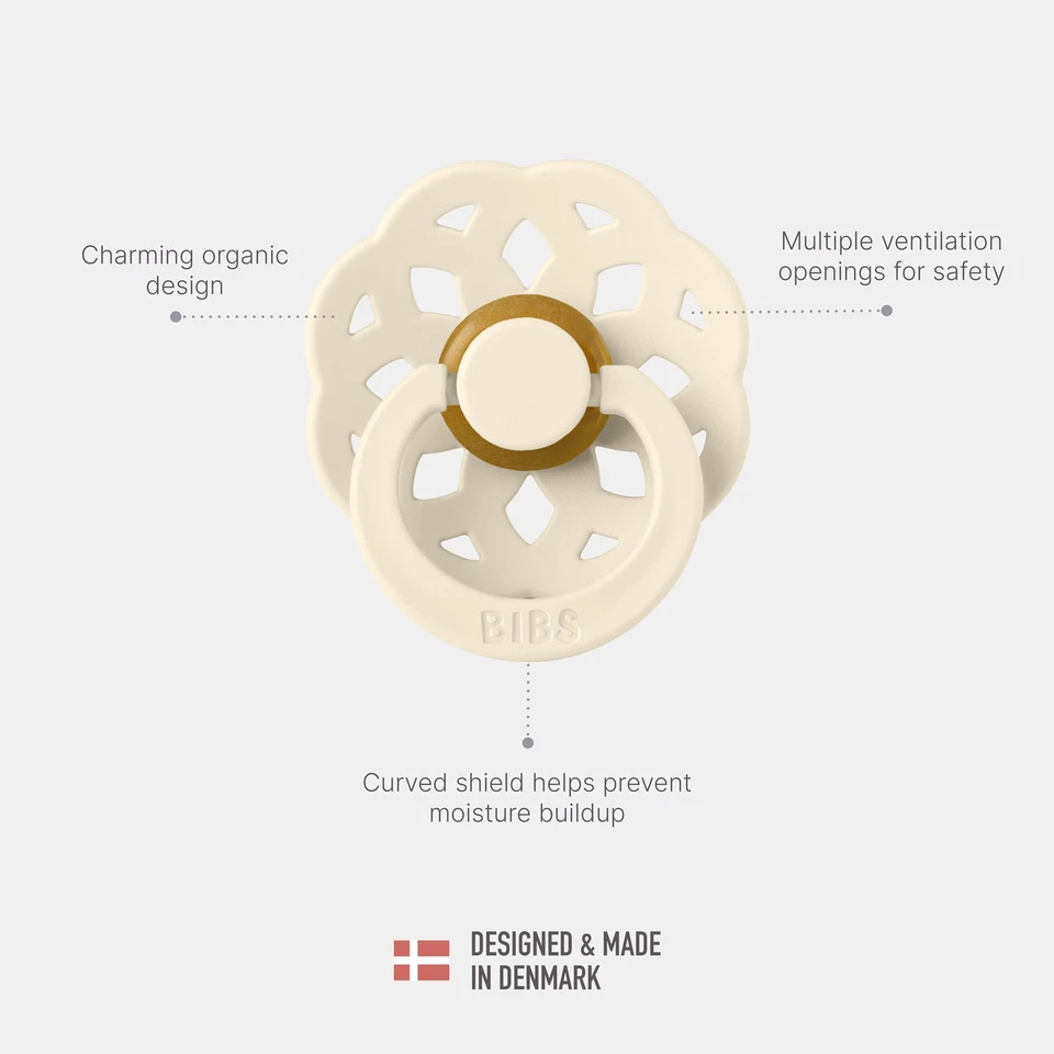 Boheme Glow Schnuller 2er-Pack. BPA-frei. Leuchtet im Dunkeln. Kirschform Nip... - Bild 4 von 4