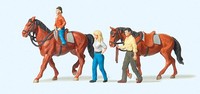 Preiser HO 10500 Figurenset Hobbyreiter NEU OVP