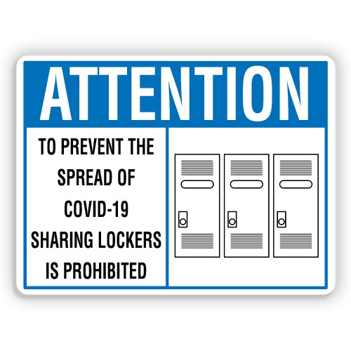 SHARING LOCKERS IS PROHIBITED