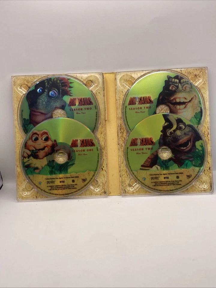 Official Dinosaurs Complete Series Season 1-4 DVD Box Sets 8 Disc Set 2007 - Image 4 of 4