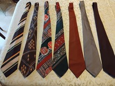 Lotto 7 Cravatte Vintage Vari Brand ( 4 Bottinelli )