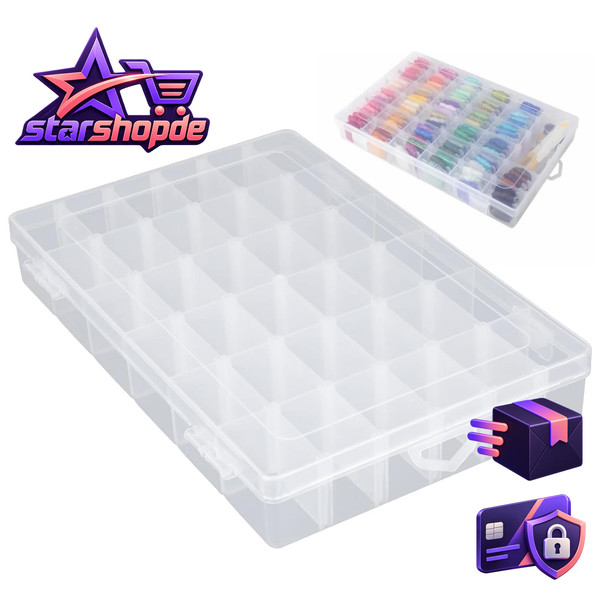 Sortierbox Kleinteile Organizer 36 FäCher Variabel FüR Werkstatt Und Hobby-image