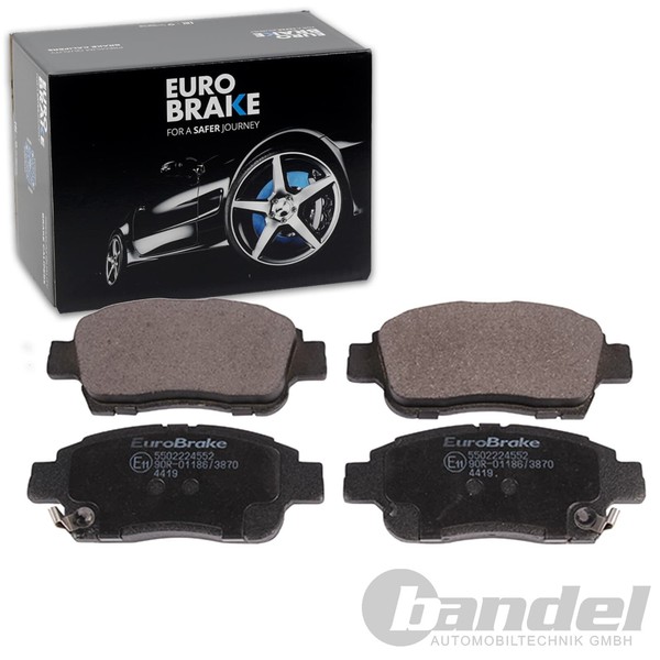 Eurobrake BremsbelÄGe Satz Vorderachse Passend FÜR Toyota Celica Corolla MR2-image