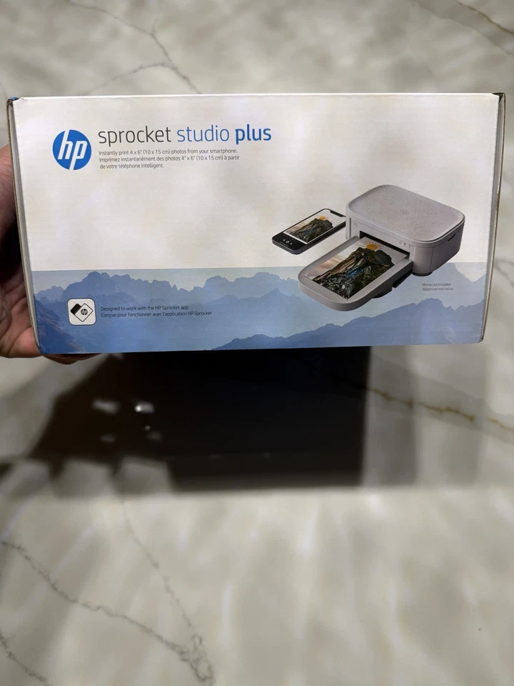 KONVOLUT HP Sprocket Studio Plus Fotodrucker 4x6” + 10 Papiere & Patrone GRATIS - Bild 4 von 4