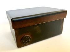 JAN BARBOGLIO Hand Forged Iron Trinket Box, Signed