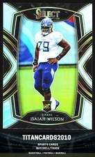 Isaiah Wilson 2020 Panini Select Silver Prizm Rookie RC Tennessee Titans #291