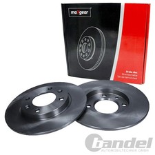 2X MAXGEAR BREMSSCHEBEIBEN 247mm VOLL HINTEN PASSEND FÜR CITROËN SAXO XSARA ZX