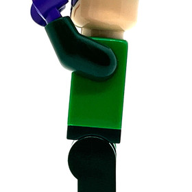 The RIddler dark green zipper suit DC Lego Minifigure 76012