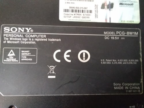 PC Portable Sony Vaio - Afbeelding 6 van 9