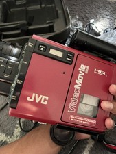 JVC GR-C7U Video Movie Camcorder Vintage 1980s Untested For Parts Only w/ Extras