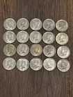(20) Kennedy Half Dollar 1969 Silver circulated Lot. Very Nice
