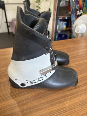SCOTT Ski Boots Black/White Men's Alpine Cuff Buckle Plastic Shell