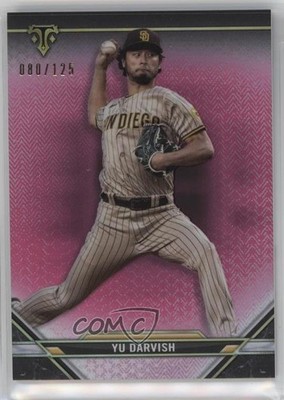 2021 Topps Triple Threads Tourmaline 80/125 Yu Darvish #4 0xu1