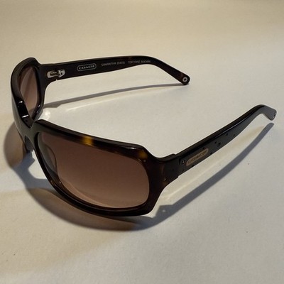 Coach Samantha (S425) Sunglasses Oversized Tortoise Brown | eBay