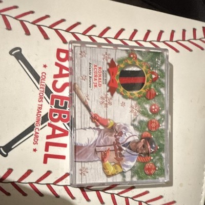 Topps 2022 Holiday Ronald Acuña Jr. WRACJ-1 Relic Walmart Mega 13/25