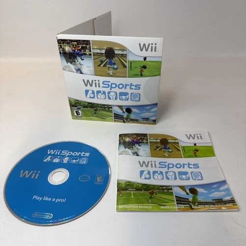 Wii Sports Game Nintendo 2006 w/ Sleeve + Manual - Tested