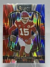2025 Panini Select Premier Level Patrick Mahomes II #107 Red & Blue Shock Prizm
