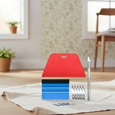 Complete Wallpaper Application Kit with Stain-Resistant Tools for Home Makeovers