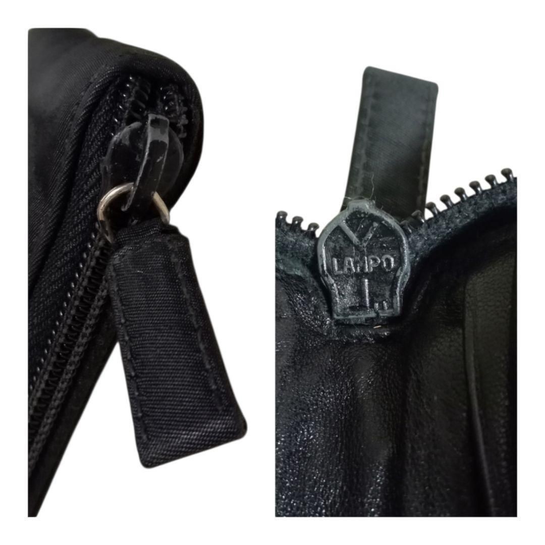 PRADA M521 Tessuto Nylon Bi fold Fabric Black from japan thumbnail 5