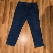 Lands End Mens 36 Regular Denim Jeans 32 inseam Straight Leg