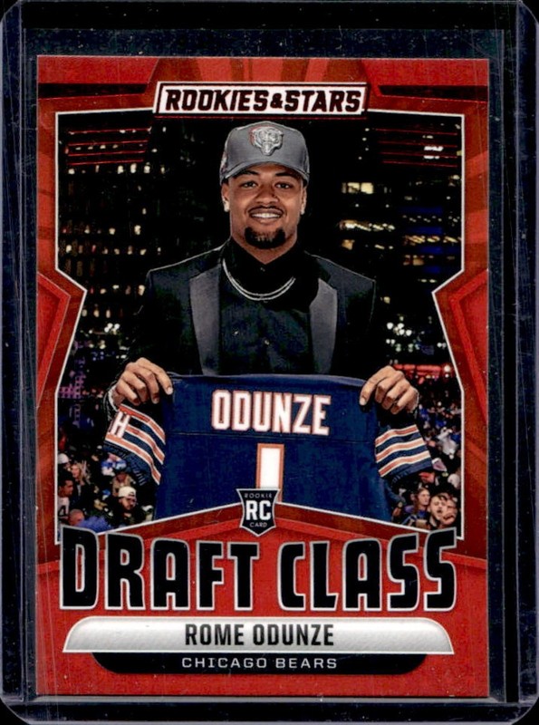 2024 Panini Rookies & Stars Rome Odunze Draft Class RC Longevity #DC-ROE Bears