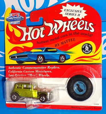 Hot Wheels 1994 Vintage Collection Series II '32 Ford Vicky Light Green w/ RLs