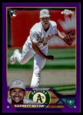 2023 Topps Chrome Update Purple /250 Garrett Acton #USC180 TS8