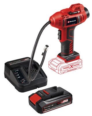 Akku-Autokompressor CE-CC 18 Li + 2,5Ah Power-X-Change Akku und Lader Einhell