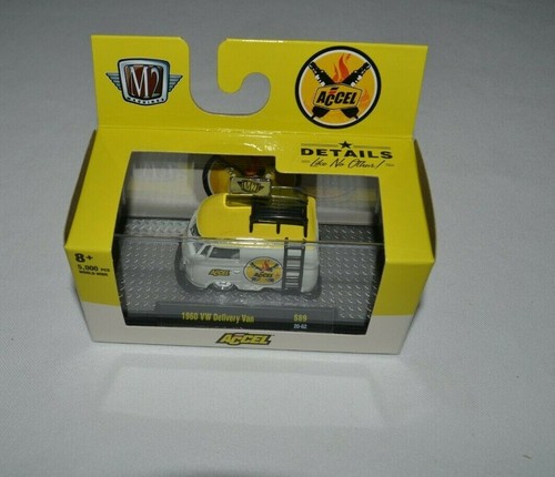 MÁQUINAS M2 ALTO RENDIMIENTO - FURGONETA DE ENTREGA VW 1960 BLANCO Y AMARILLO ACCEL S89 - Imagen 2 de 3