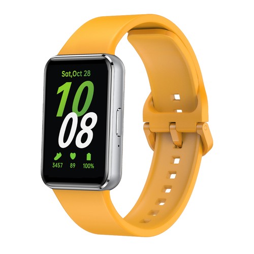 Cinturino in silicone colore fibbia braccialetti sportivi ufficiali per Samsung Galaxy Fit3 - Foto 17 di 22