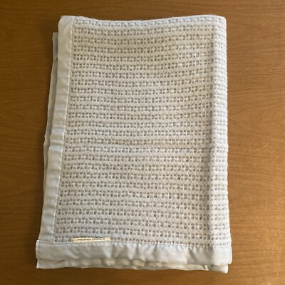 EARLY'S OF WITNEY Blue Baby Blanket Made In England 41x30 inches