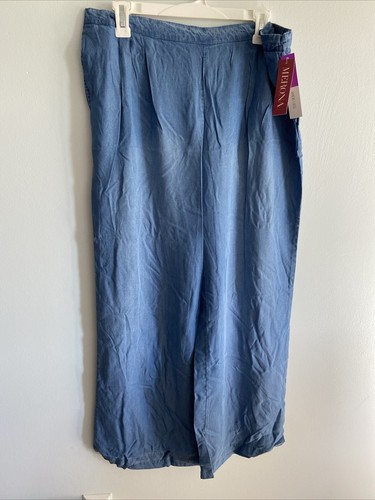 merona large chambray denin pants - Picture 2 of 5