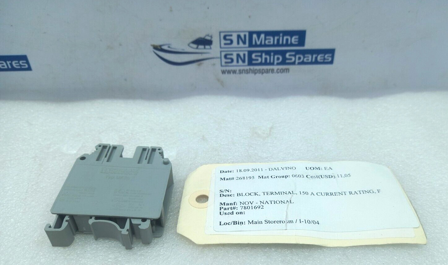 Phoenix Contact UK35 Feed Though Terminal Block 1000V 150A NOV 7801692 -3PCs/Lot