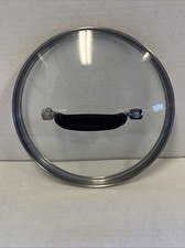 Replacement Lid 6.75”inside 7.5” Out-  Glass Lid For Pan Handle Is Rubber Coated