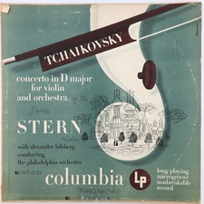 Tchaikovsky - Isaac Stern – Concerto In D Major & Orchestra Op. 35 LP ML 4232