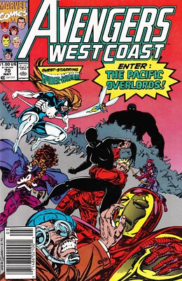 Avengers West Coast #70 Newsstand Cover Marvel | eBay