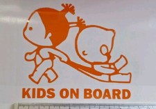 Auto Aufkleber KIDS ON BOARD LUSTIG  Styling JDM NEU Tuning