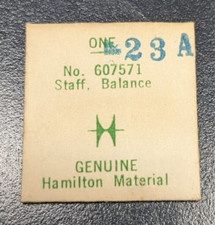 NOS Genuine Hamilton Watch Balance Staff Grade 750 751 756 911 911M Part 607571