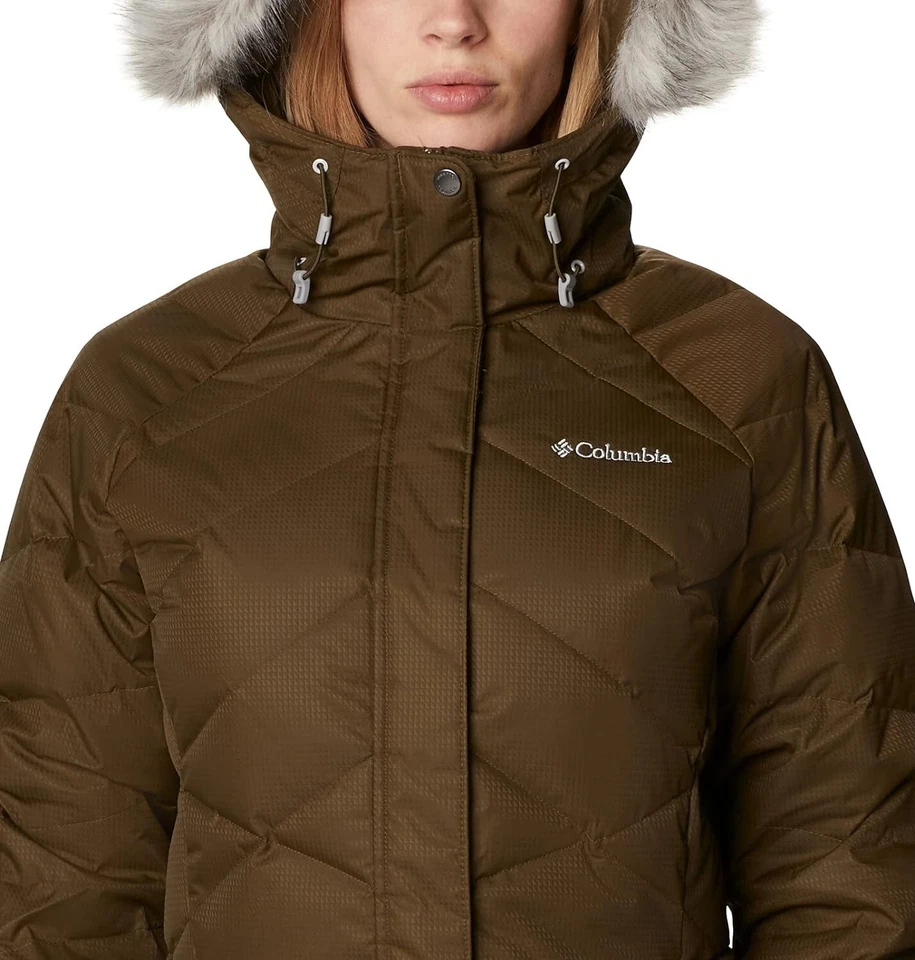 Chaqueta Columbia Lay D Down Ii Mid para mujer 1X verde oliva Foto 4 de 4