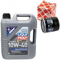 MotoröL Set 10W-40 5 Liter + ÖLfilter FüR Nissan Juke Qashqai 350 Renault Subaru