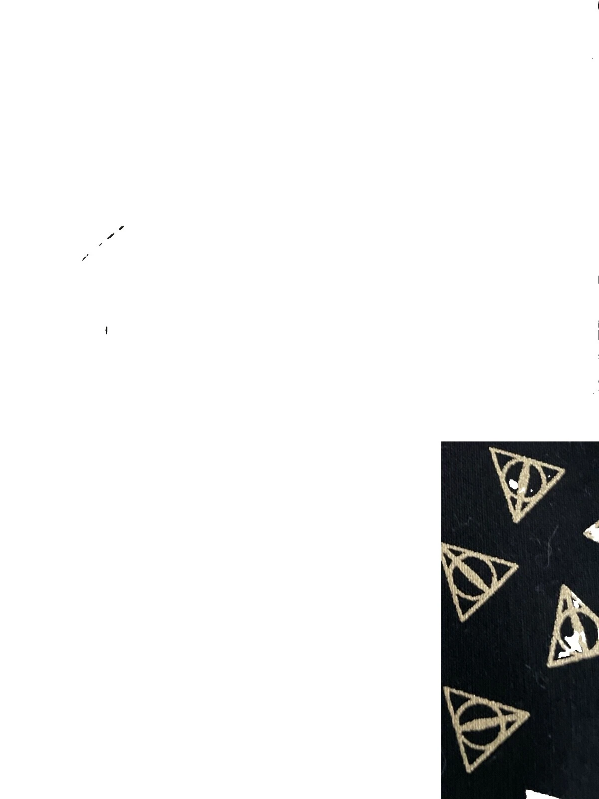 Harry Potter Craft Fabric