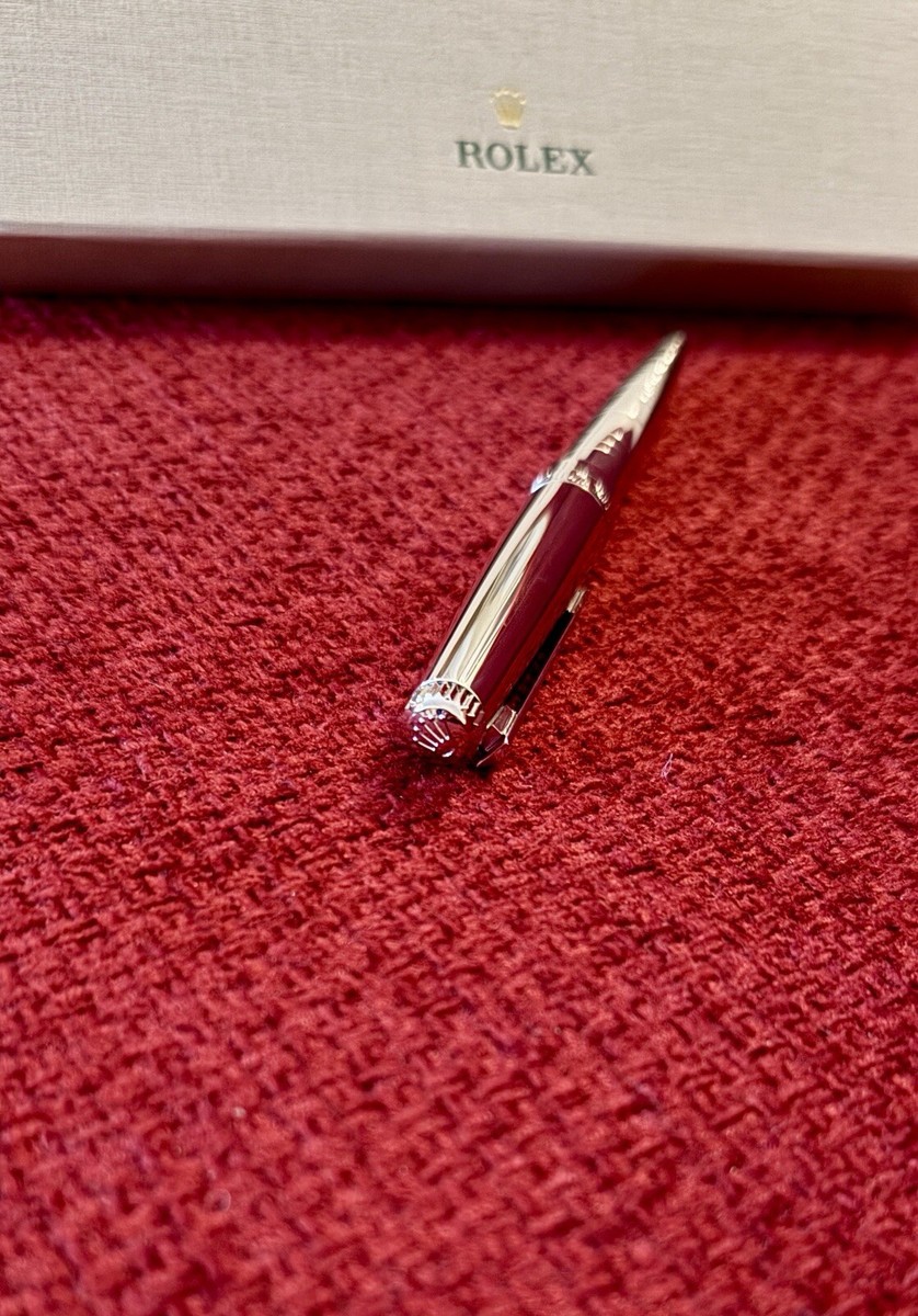 NEW Rolex VTG Style Palladium-Finish Ballpoint Pen | VIP Ad Gift