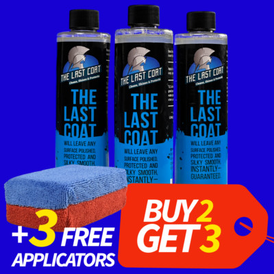 BUY 2 - GET 3x 8oz The Last Coat V2 TLC-2 Ceramic + 3 FREE Applicators TLC [ ]